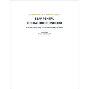 Ebook 11 – SEAP pentru operatori economici